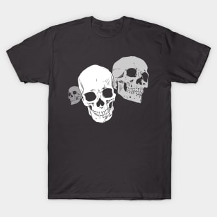 Three Fantasy Skulls T-Shirt